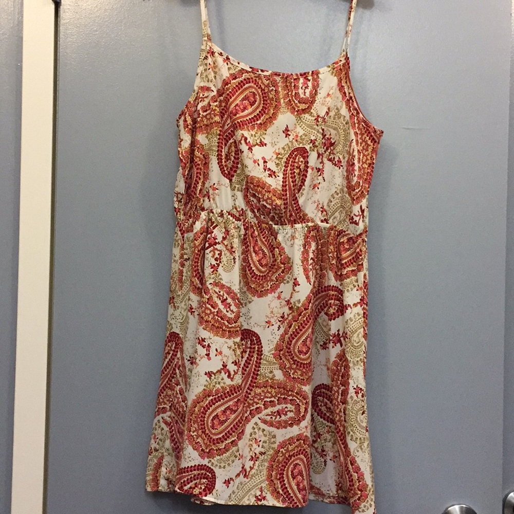 Flower paisley summer dress.